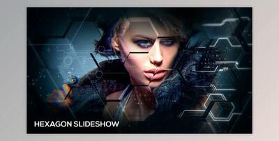 Hexagon Slideshow (Videohive 19446554) - AE Project