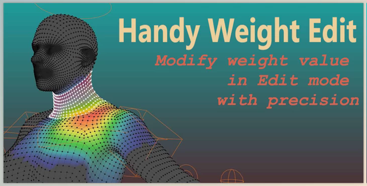 BlenderMarket – Handy Weight Edit V1.2.2