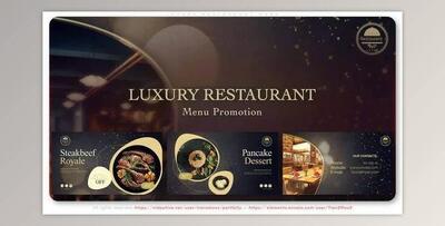 Luxury Restaurant Menu (Videohive 33705799) - AE Project