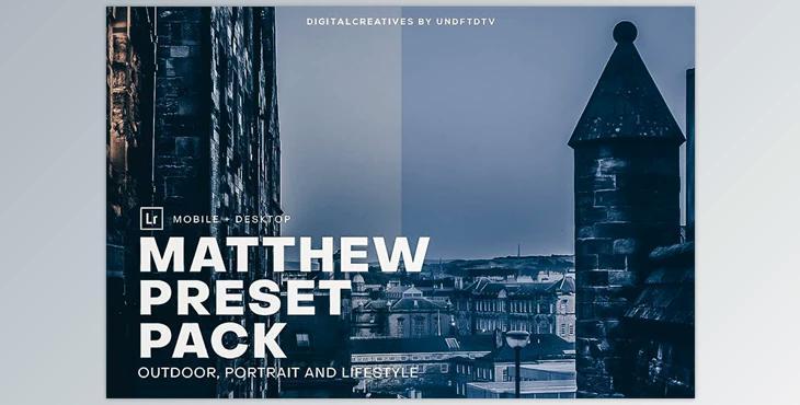 Matthew Lightroom Preset Pack CreativeMarket - 4081385