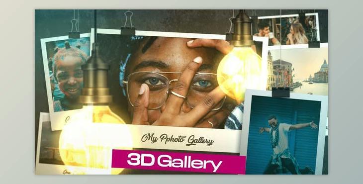 3D Photo Slideshow (Videohive 39392833) - AE Project