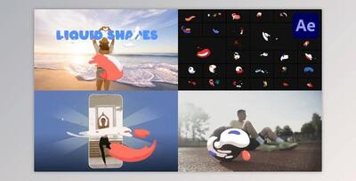Colorful Liquid Shapes for After Effects (Videohive 43037838) - AE Project