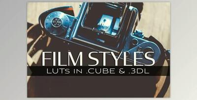 3d LUTs – Film Styles (CreativeMarket – 5027768)