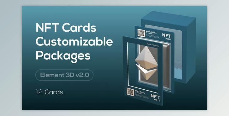 NFT Cards Packages Kit (Videohive 39005521) - AE Project