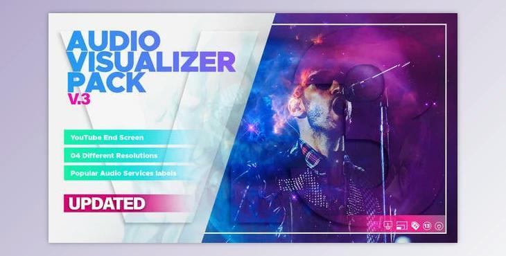 Audio visualizer pack (Videohive 24622655) - AE Project