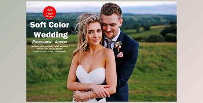 Soft Color Wedding Photoshop Action CreativeMarket-5529582 (ATN)