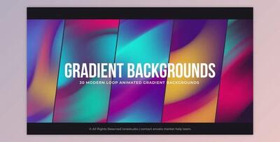 Gradient Backgrounds (Videohive 34028250) - AE Project