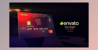 Credit Card Mockup (Videohive 30128836) - AE Project