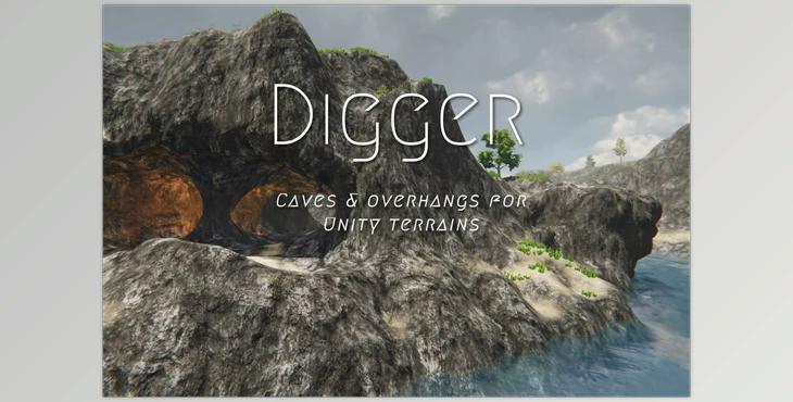 Unity Asset - Digger - Terrain caves & overhangs v6.0