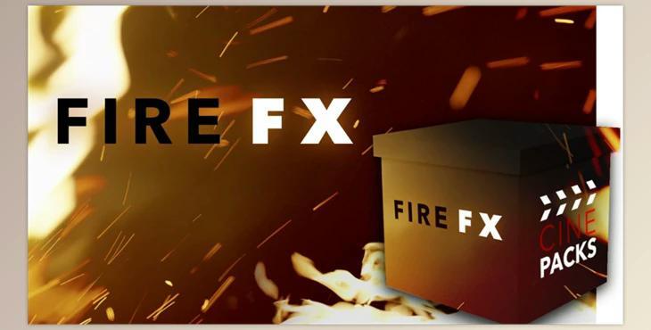 Cinepack - FIRE FX (Transitions, Sound, Embers, Fire Burst, Animated Flame Mattes, LUTS)