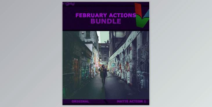 Graphicriver – February Photoshop Actions Bundle 15146412