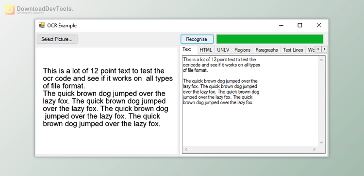 Winsoft Optical Character Recognition for .NET v6.5 Full Source