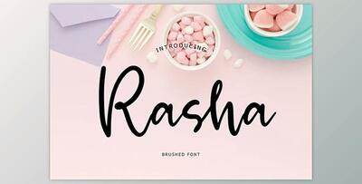Rasha Brush Font 5417981