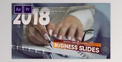 Business Timeline Slides (Videohive 31659298) - PR Project