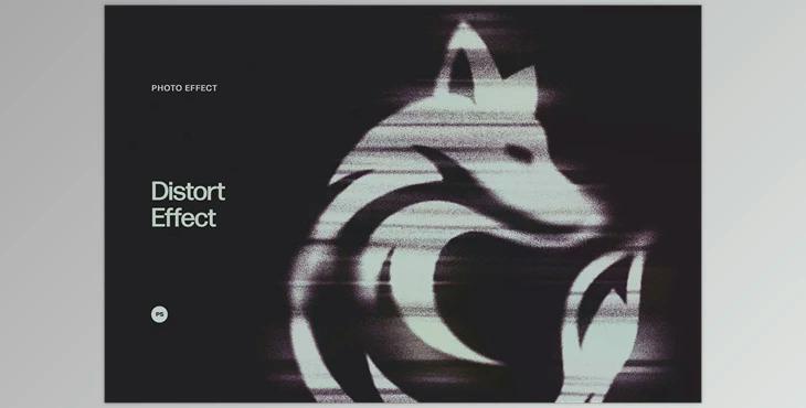 Distort Copier Photo Effect - 6850434