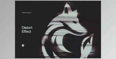 Distort Copier Photo Effect - 6850434