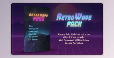 Retro Wave Pack (Videohive 28786036) - AE Project