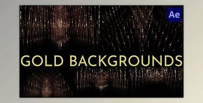 Gold Backgrounds for After Effects (Videohive 51706125) - AE Project