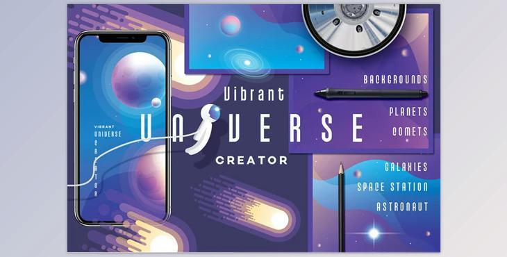 Vibrant Universe Creator CreativeMarket-2247330