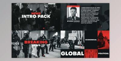 News Intro Pack (Videohive 34368150) - AE Project
