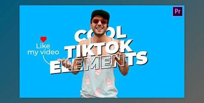 Cool TikTok Elements (Videohive 37943169) - PR Project