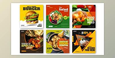 Food Promo Instagram Post V29 (Videohive 29603082) - AE Project