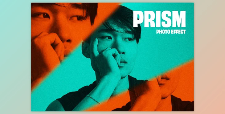 Prismatic Pieces Photo Effect - 282724416