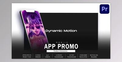 Mobile App Promo Dynamic Fast Mogrt 102 (Videohive 36267524)