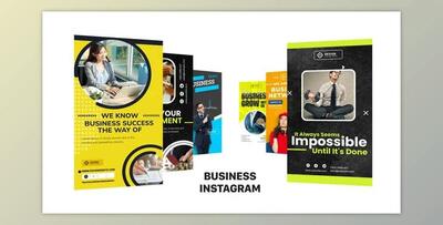Business Instagram Post & Story B89 (Videohive 33041517) - AE Project