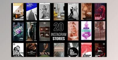 20 Instagram Stories B25 (Videohive 31420156) - AE Project