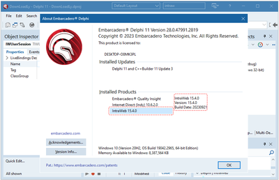 IntraWeb Ultimate Edition 16.0.11