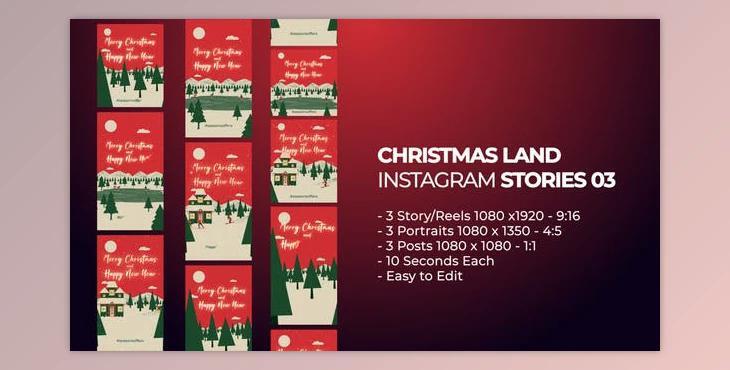 Christmas Land Instagram Stories 03 (Videohive 49483957) - AE Project