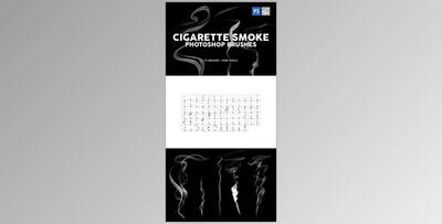 75 Cigarette Smoke Photoshop Stamp Brushes