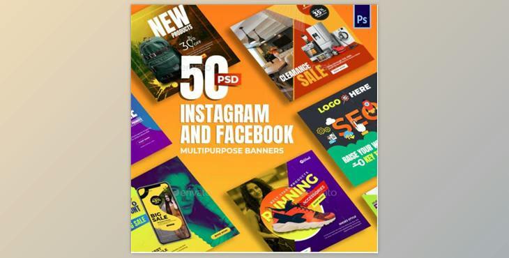 50-Instagram & Facebook Banners GraphicRiver-28665627