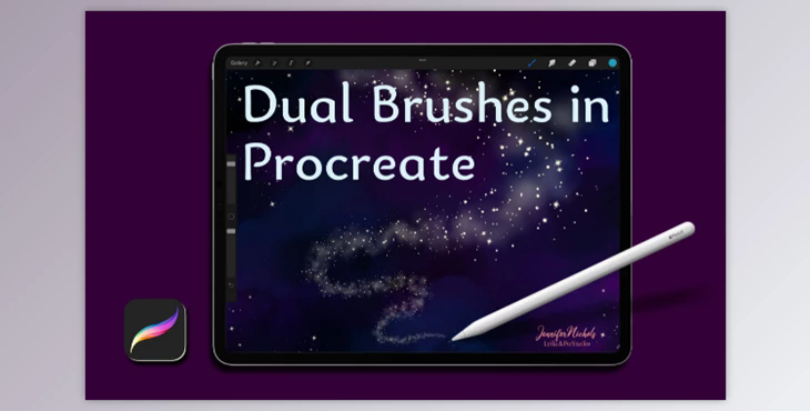 Dual Brushes in Procreate: Creating Gorgeous Custom Brushes