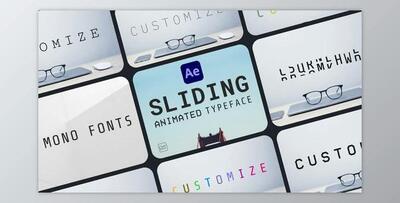 Sliding Animated Typeface For After Effects (Videohive 45775934) - AE Project