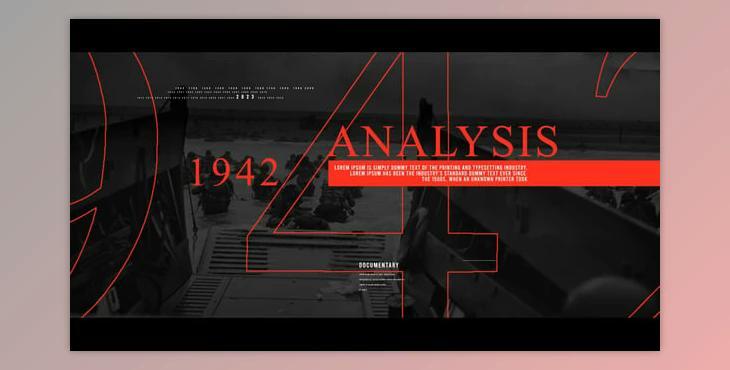 Documentary Timeline (Videohive 55942135) - AE Project