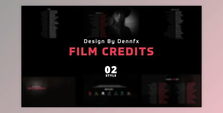 Film Credits (Videohive 49975285) - AE Project