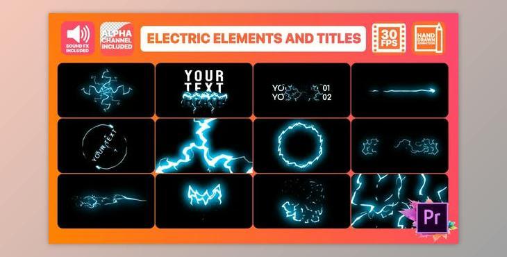 Cartoon Electricity And Titles - Premiere Pro MOGRT (Videohive 24429478 ( FIX ))