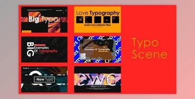 Typographic Scenes V3 (Videohive 50144084) - AE Project