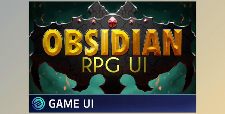 Unity Asset - OBSIDIAN UI - RPG, MMORPG, ARPG v1.0