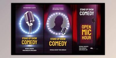 Stand Up Comedy Stories Pack (Videohive 39543568) - AE Project