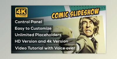 Comic Slideshow Opener (Videohive 19298254) - AE Project