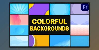 Colorful Backgrounds - Premiere Pro MOGRT (Videohive 32762342)