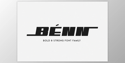 Benn – Bold and Strong Font Family 4595906