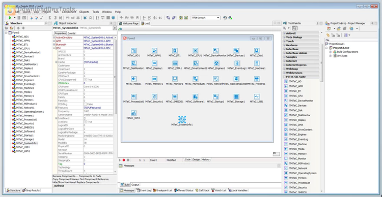 MiTeC System Information Component Suite v15.1.0 for Delphi 6-12 Athens Full Source