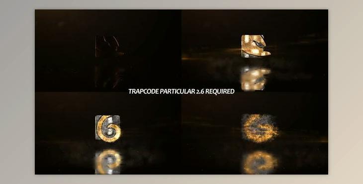 Glowing Particals Logo Reveal 35 (Videohive 26805971)
