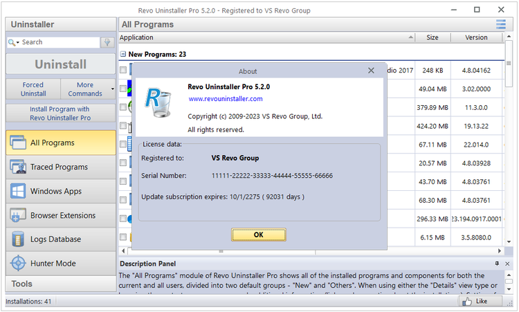 Revo Uninstaller Pro 5.4