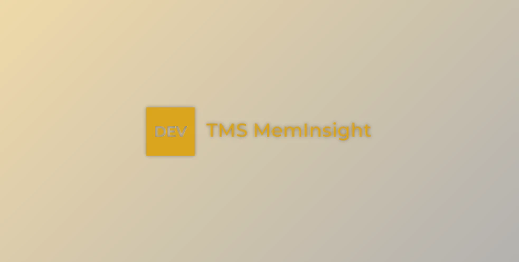 TMS MemInsight v1.1.1.0 (10 Nov 2023) for Delphi XE7-12 Athens Full Source