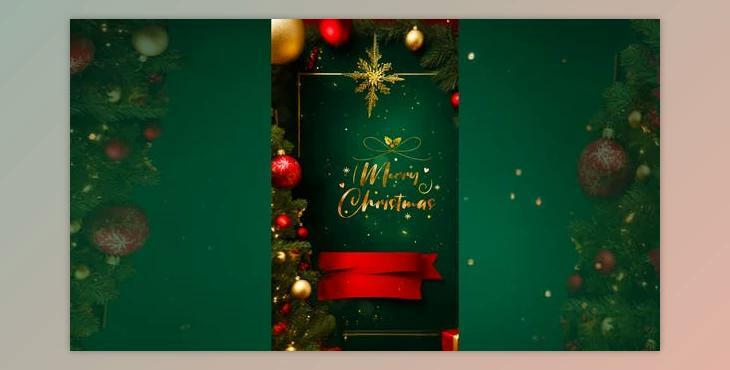 Christmas Greetings 3D Design Instagram Story (Videohive 49758630) - AE Project